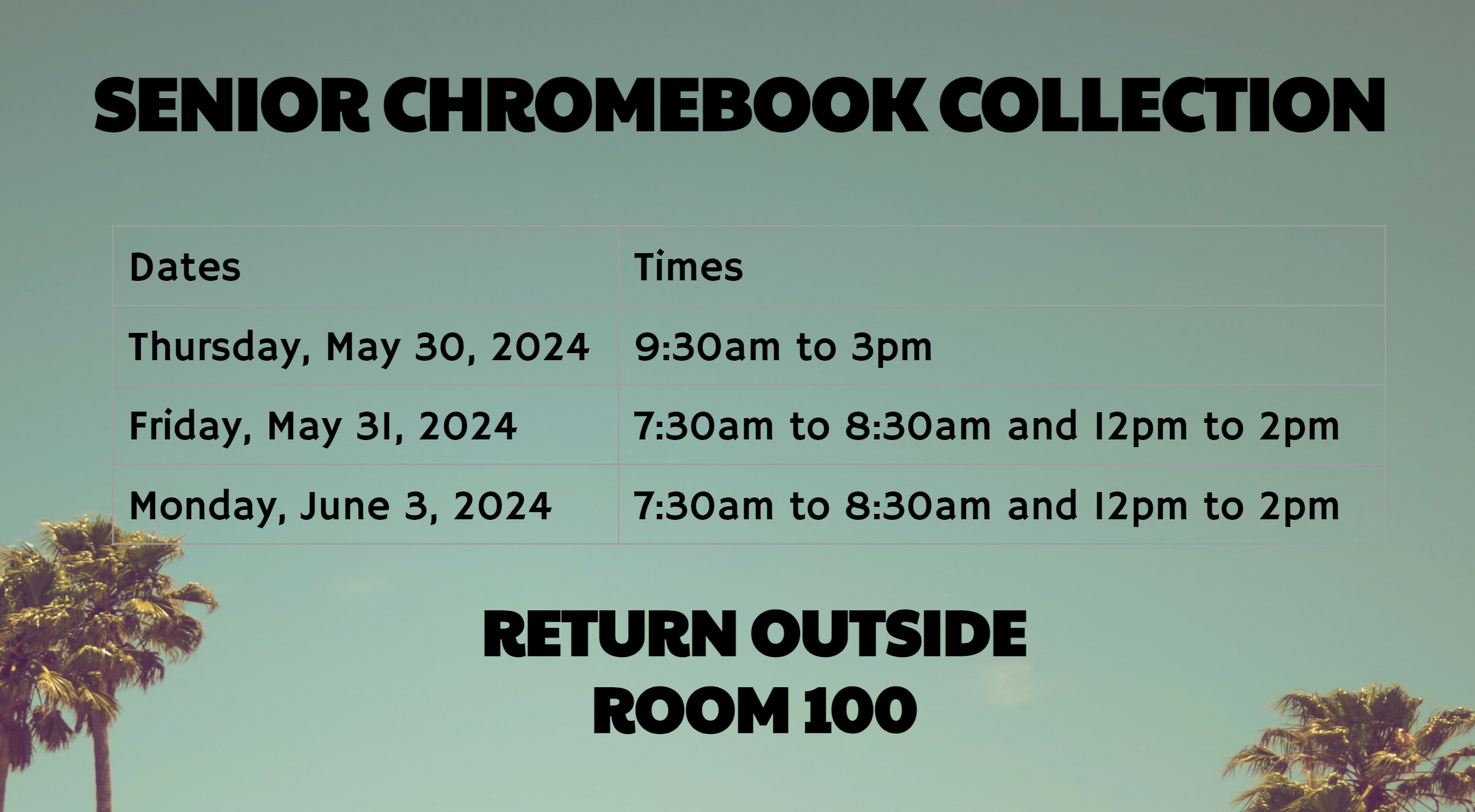 Information for Chromebook collection